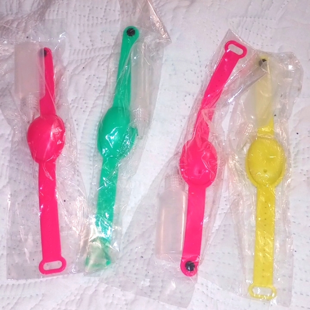 Sanitizing bands for kids/adults